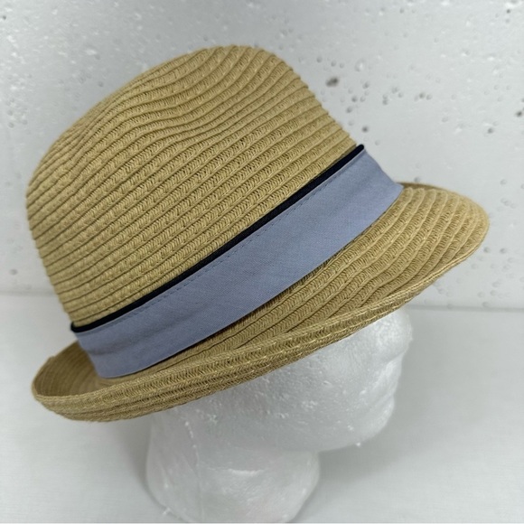 Original Penguin Size Small / Medium Straw Fedora Hat - Picture 1 of 9